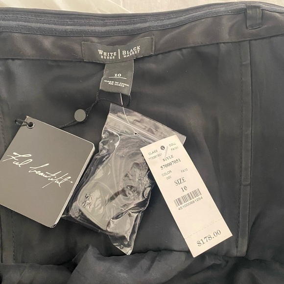 White House Black Market Black Strapless Dress - Picture 6 of 7